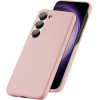 Dux Ducis Grit case for Samsung Galaxy S23+ elegant case made of artificial leather pink - (Dux Ducis Grit Samsung S23 Plus Pink)