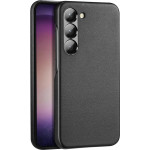 Dux Ducis Grit case for Samsung Galaxy S23+ elegant case made of artificial leather black - (Dux Ducis Grit Samsung S23 Plus Black)