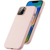 Dux Ducis Grit Leather Case for iPhone 14 Plus Elegant Faux Leather Cover (MagSafe Compatible) Pink - (Dux Ducis Grit Apple iPhone 14 Plus(6.7) Pink)