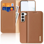 Dux Ducis Hivo case Samsung Galaxy S23+ flip cover wallet stand RFID blocking brown - (Dux Ducis Hivo Samsung S23 Plus Brown)