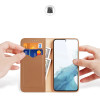 Dux Ducis Hivo case Samsung Galaxy S23+ flip cover wallet stand RFID blocking brown - (Dux Ducis Hivo Samsung S23 Plus Brown)