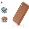 Dux Ducis Hivo case Samsung Galaxy S23+ flip cover wallet stand RFID blocking brown - (Dux Ducis Hivo Samsung S23 Plus Brown)