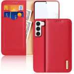 Dux Ducis Hivo case Samsung Galaxy S23+ flip cover wallet stand RFID blocking red - (Dux Ducis Hivo Samsung S23 Plus Red)