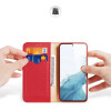 Dux Ducis Hivo case Samsung Galaxy S23+ flip cover wallet stand RFID blocking red - (Dux Ducis Hivo Samsung S23 Plus Red)