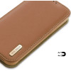 Dux Ducis Hivo Leather Flip Cover Genuine Leather Wallet for Cards and Documents iPhone 14 Pro Max Brown - (Dux Ducis Hivo Apple iPhone 14 Pro Max Brown)