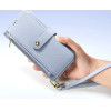 Dux Ducis Lawa Leather Case for Samsung Galaxy S25+ with Detachable Magnetic Wallet - Blue - (SS S25 Plus Lawa Light Blue)