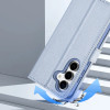 Dux Ducis Lawa Leather Case for Samsung Galaxy S25+ with Detachable Magnetic Wallet - Blue - (SS S25 Plus Lawa Light Blue)
