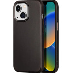 Dux Ducis Naples Case for iPhone 14 Plus Leather Cover (MagSafe Compatible) Dark Brown - (Dux Ducis Naples Apple iPhone 14 Plus Coffe)