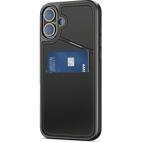 Dux Ducis Rafi II Mag Case with MagSafe for iPhone 16 - Black - (DUX DUCIS Rafi II Mag Apple iPhone 16 Black)