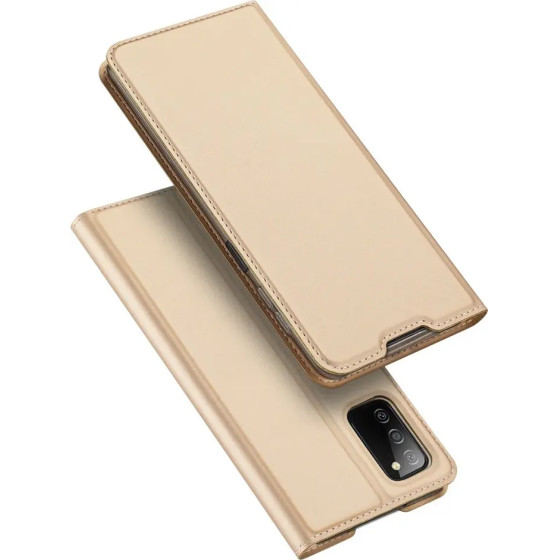 Dux Ducis Skin Pro Bookcase type case for Samsung Galaxy A03s golden - (Dux Ducis Skin Pro Samsung A03S Gold (166.5))