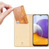 Dux Ducis Skin Pro Bookcase type case for Samsung Galaxy A22 4G golden - (6934913050637)