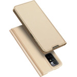 Dux Ducis Skin Pro Bookcase type case for Xiaomi Redmi 10 golden - (Dux Ducis Skin Pro Xiaomi Redmi 10 Gold)