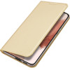 Dux Ducis Skin Pro Case for Samsung Galaxy S23+ Flip Card Wallet Stand Gold - (Dux Ducis Skin Pro Samsung S23 Plus 5G Gold)