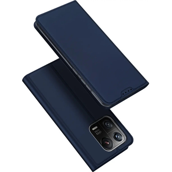 Dux Ducis Skin Pro case Xiaomi 13 Pro cover with flip card wallet stand blue - (Dux Ducis Skin Pro Xiaomi 13 Pro Blue)