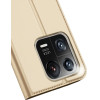 Dux Ducis Skin Pro Case Xiaomi 13 Pro Flip Card Wallet Gold Stand - (Dux Ducis Skin Pro Xiaomi 13 Pro Gold)