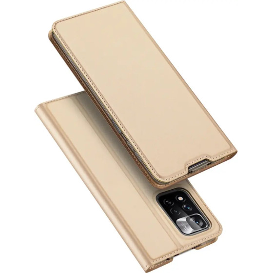 Dux Ducis Skin Pro holster case with flip cover Xiaomi Redmi Note 11 Pro+ 5G (China) / 11 Pro 5G (China) / Mi11i HyperCharge / POCO X4 NFC gold - (Dux Ducis SkinPro Xiaomi Redmi Note 11 Pro / Note 11 Pro+ Gold)