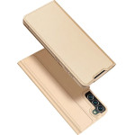 Dux Ducis Skin Pro Holster Cover Flip Cover for Samsung Galaxy S22 + (S22 Plus) gold - (Dux Ducis SkinPro Samsung S22 Plus Gold)