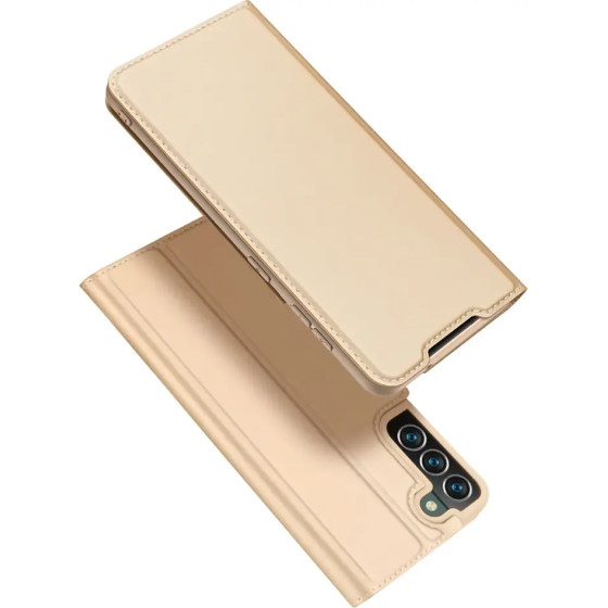 Dux Ducis Skin Pro Holster Cover Flip Cover for Samsung Galaxy S22 + (S22 Plus) gold - (Dux Ducis SkinPro Samsung S22 Plus Gold)
