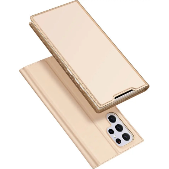 Dux Ducis Skin Pro Holster Cover for Samsung Galaxy S22 Ultra gold - (Dux Ducis SkinPro Samsung S22 Ultra Gold)