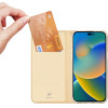 Dux Ducis Skin Pro Holster Flip Cover for iPhone 14 Pro gold - (Dux Ducis Skin Pro Apple iPhone 14 Pro(6.1'') Gold)