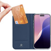 Dux Ducis Skin Pro iPhone 16 Pro Max Case with Flip and Card Slot - Blue - (DUX DUCIS SKin Pro Apple iPhone 16 Pro Max Blue)