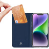 Dux Ducis Skin Pro Wallet Case for iPhone 15 Plus - Blue - (Dux Ducis Skin Pro Apple iPhone 15 Plus Blue)