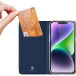 Dux Ducis Skin Pro Wallet Case for iPhone 15 Plus - Blue - (Dux Ducis Skin Pro Apple iPhone 15 Plus Blue)