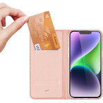 Dux Ducis Skin Pro Wallet Case for iPhone 15 Plus - Pink - (Dux Ducis Skin Pro Apple iPhone 15 Plus Rose)