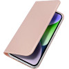 Dux Ducis Skin Pro Wallet Case for iPhone 15 Plus - Pink - (Dux Ducis Skin Pro Apple iPhone 15 Plus Rose)