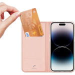 Dux Ducis Skin Pro Wallet Case for iPhone 15 Pro Max - Pink - (Dux Ducis Skin Pro Apple iPhone 15 Pro Max Rose)