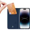 Dux Ducis Skin Pro Wallet Case for iPhone 15 Pro Max - Blue - (Dux Ducis Skin Pro Apple iPhone 15 Pro Max Blue)