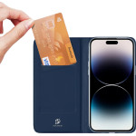 Dux Ducis Skin Pro Wallet Case for iPhone 15 Pro Max - Blue - (Dux Ducis Skin Pro Apple iPhone 15 Pro Max Blue)
