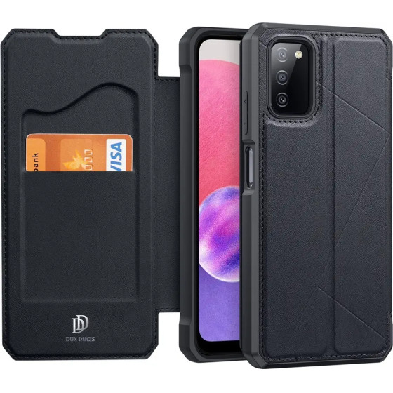 Dux Ducis Skin X Bookcase type case for Samsung Galaxy A03s black - (DUX DUCIS Skin X Samsung A03S (166.5mm) Black)
