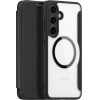 Dux Ducis Skin X Pro case for Samsung S24+ with magnetic ring and flap - black - (Dux Ducis Skin X Pro Samsung S24 Plus Black)