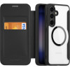 Dux Ducis Skin X Pro case for Samsung S24+ with magnetic ring and flap - black - (Dux Ducis Skin X Pro Samsung S24 Plus Black)