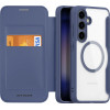Dux Ducis Skin X Pro case for Samsung S24+ with magnetic ring and flap - blue - (Dux Ducis Skin X Pro Samsung S24 Plus Blue)