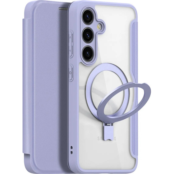 Dux Ducis Skin X Pro case with magnetic ring / stand for Samsung S24 - purple - (Dux Ducis Skin X Pro with Magnetic Stand Samsung S24 Purple)