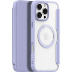 Dux Ducis Skin X Pro iPhone 16 Pro Max Case with MagSafe and Flip Cover - Purple - (DUX DUCIS SKin X Pro Apple iPhone 16 Pro Max Purple)
