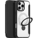Dux Ducis Skin X Pro iPhone 16 Pro Case with MagSafe, Flip and Stand - Black - (DUX DUCIS SKin X Pro?with Magnetic Stand?Apple iPhone 16 Pro Black)