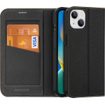 Dux Ducis Skin X2 case for iPhone 14 Plus case with magnetic flap black - (Dux Ducis Skin X2 Apple iPhone 14 Plus (6.7) Black)