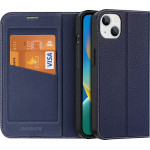 Dux Ducis Skin X2 case for iPhone 14 Plus case with magnetic flap blue - (Dux Ducis Skin X2 Apple iPhone 14 Plus (6.7) Blue)