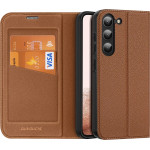 Dux Ducis Skin X2 case Samsung Galaxy S23+ flip case wallet stand brown - (Dux Ducis Skin X2 Samsung S23 Plus Brown)