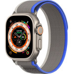 Dux Ducis Sport Velcro Strap for Apple Watch Ultra / 9 / 8 / 7 / 6 / SE / 5 / 4 / 3 / 2 / 1 (42, 44, 45, 49 mm) Strap YJ Version - Blue-Grey - (Dux Ducis Strap (YJ Version) Apple Apple Watch 42/44/45/49MM Blue/Grey)