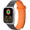 Dux Ducis Strap (Armor Version) Apple Watch SE Strap, 9, 8, 7, 6, 5, 4, 3, 2, 1 (41, 40, 38 mm) Silicone Magnetic Band Bracelet Black/Orange - (Dux Ducis Apple Watch Strap (Armor Version) 38MM/40MM/41MM BlackOrange) Dux Ducis Strap (Armor Version) Apple Watch SE Strap, 9, 8, 7, 6, 5, 4, 3, 2, 1 (41, 40, 38 mm) Silicone Magnetic Band Bracelet Black/Orange - (Dux Ducis Apple Watch Strap (Armor Version) 38MM/40MM/41MM BlackOrange)