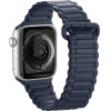 Dux Ducis Strap (Armor Version) Apple Watch Ultra, SE, 9, 8, 7, 6, 5, 4, 3, 2, 1 (49, 45, 44, 42 mm) Silicone Magnetic Band Bracelet Blue - (Dux Ducis Apple Watch Strap (Armor Version) 42MM/44MM/45MM Blue)