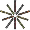 Dux Ducis Strap (Outdoor Version) Apple Watch Ultra Strap, SE, 9, 8, 7, 6, 5, 4, 3, 2, 1 (49, 45, 44, 42 mm) Nylon Band Bracelet Black and Red - (Dux Ducis Apple Watch Strap (Outdoor Version) 42MM/44MM/45MM BlackRed)