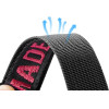 Dux Ducis Strap (Outdoor Version) Apple Watch Ultra Strap, SE, 9, 8, 7, 6, 5, 4, 3, 2, 1 (49, 45, 44, 42 mm) Nylon Band Bracelet Black and Red - (Dux Ducis Apple Watch Strap (Outdoor Version) 42MM/44MM/45MM BlackRed)