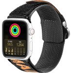 Dux Ducis Strap (Outdoor Version) Apple Watch Ultra Strap, SE, 9, 8, 7, 6, 5, 4, 3, 2, 1 (49, 45, 44, 42 mm) Nylon Band Bracelet Black and Orange - (Dux Ducis Apple Watch Strap (Outdoor Version) 42MM/44MM/45MM BlackOrange)