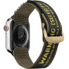 Dux Ducis Strap (Outdoor Version) Apple Watch Ultra strap, SE, 9, 8, 7, 6, 5, 4, 3, 2, 1 (49, 45, 44, 42 mm) nylon strap yellow bracelet - (Dux Ducis Apple Watch Strap (Outdoor Version) 42MM/44MM/45MM YellowGreen)