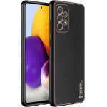 Dux Ducis Yolo elegant case made of soft TPU and PU leather for Samsung Galaxy A72 4G black - (Dux Ducis Yolo Samsung Galaxy A72 4G/5G Black)
